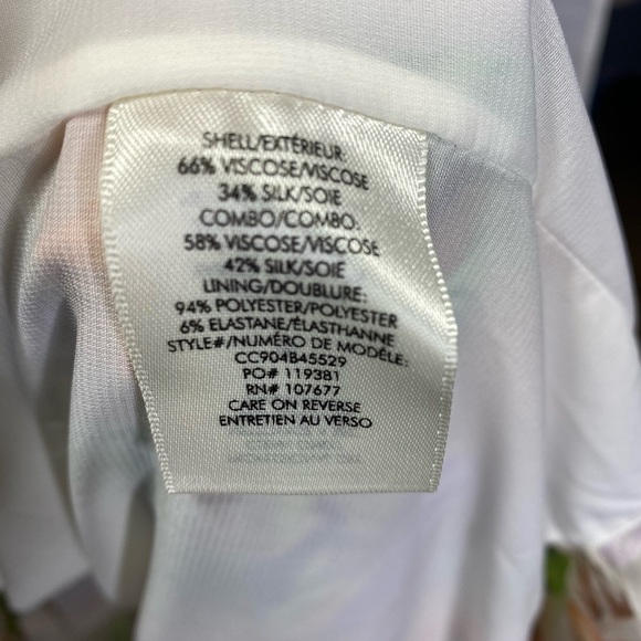 Alice + Olivia Evelia Ruffled Floral Asymmetrical Halter Maxi Dress Size 4 NWT - Picture 4 of 10